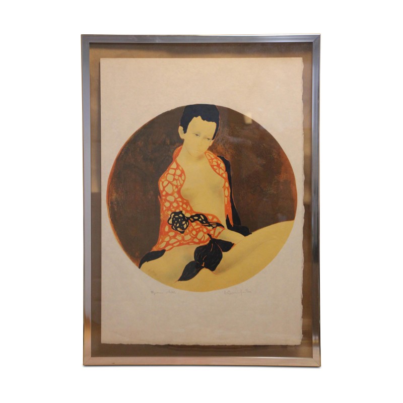 1 Alain Bonnefoit 的绘画(1937)。石版画（证明… - MOINAT